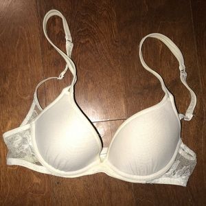 Retl$495 Ivory Luxe La Perla Push up bra lace tulle 32B